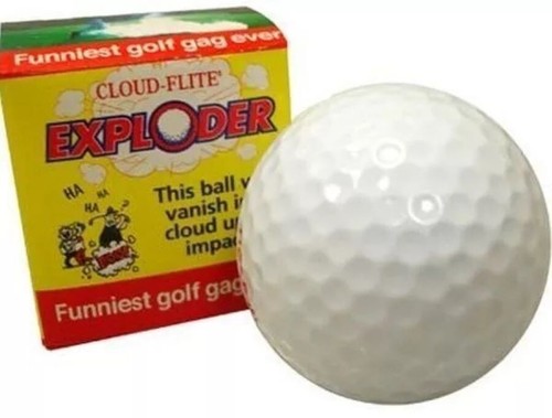 Exploding golf ball - exploding,